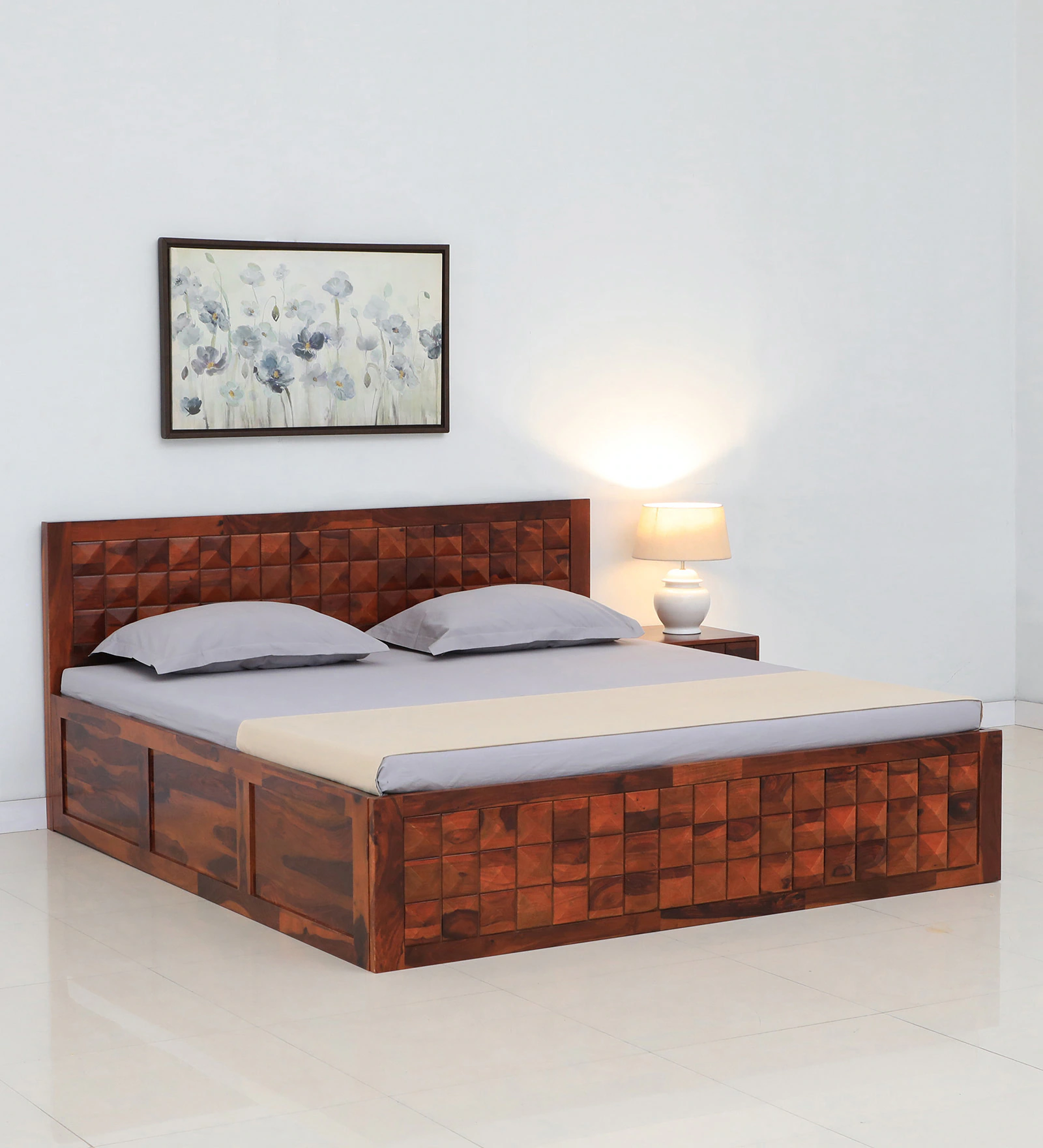 Sheesham Wooden Bed